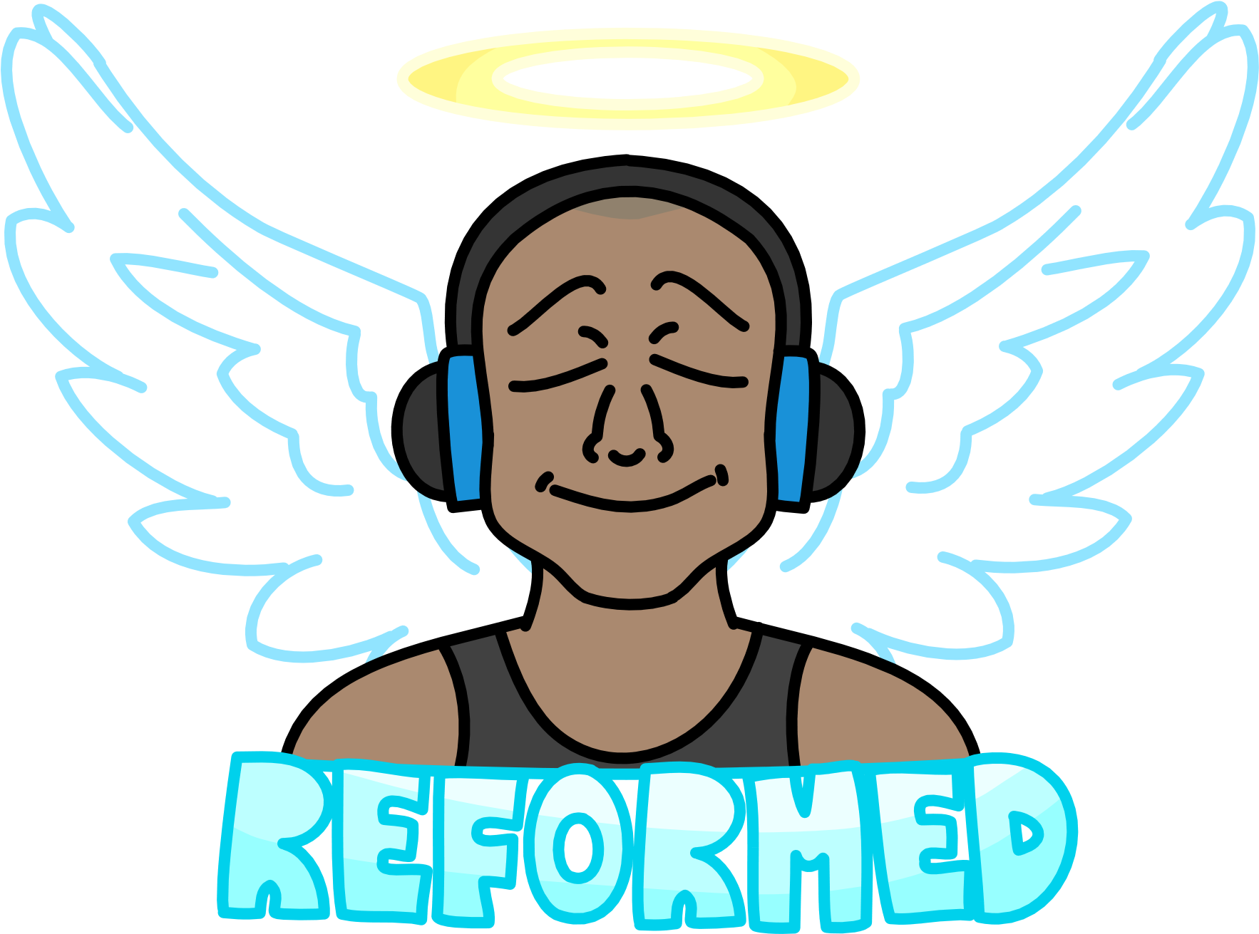 Angel Emote Reformed PNG image