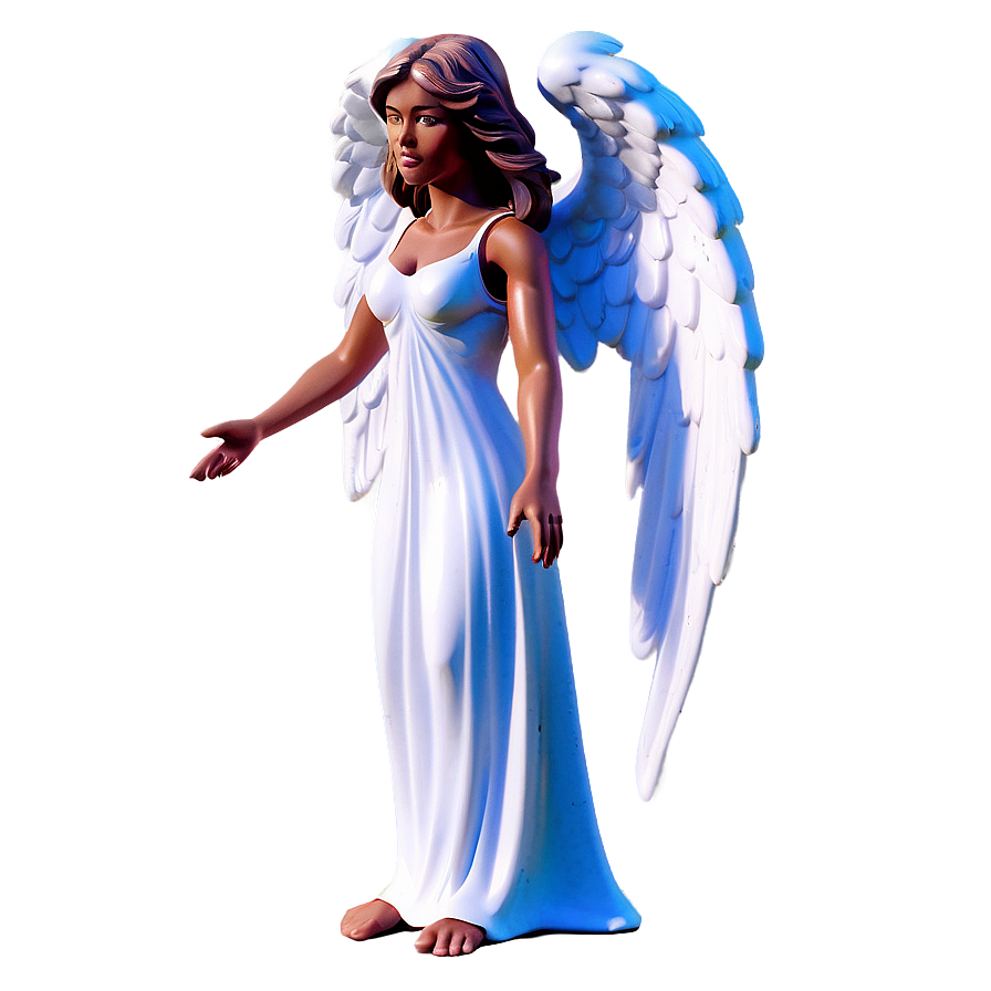 Angel Guiding Path Statue Png 71 PNG image