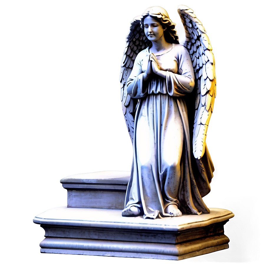 Angel Guiding Path Statue Png Mgp PNG image