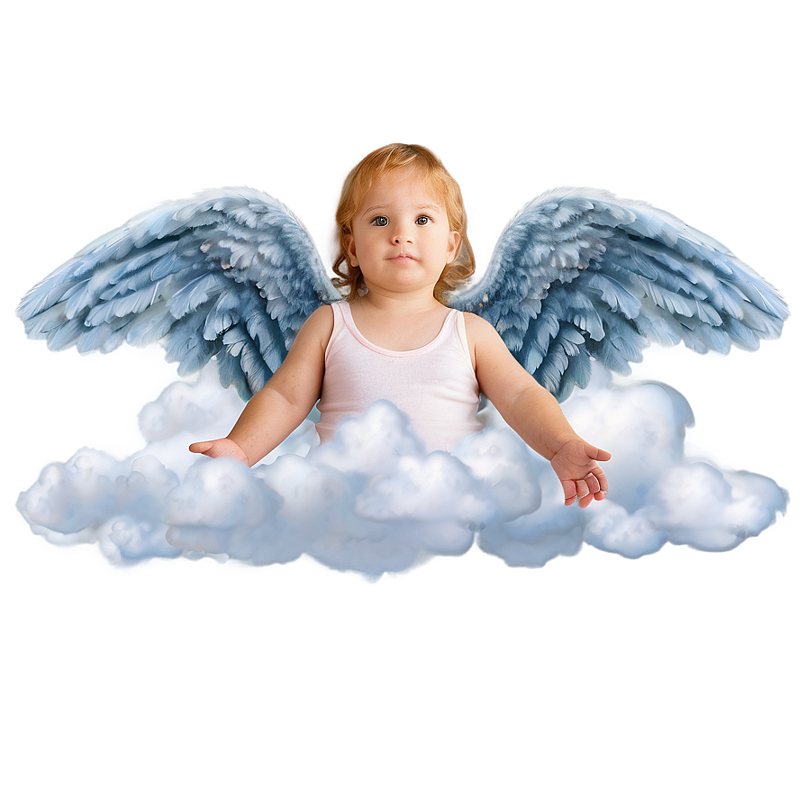 Angel In Clouds Png 73 PNG image