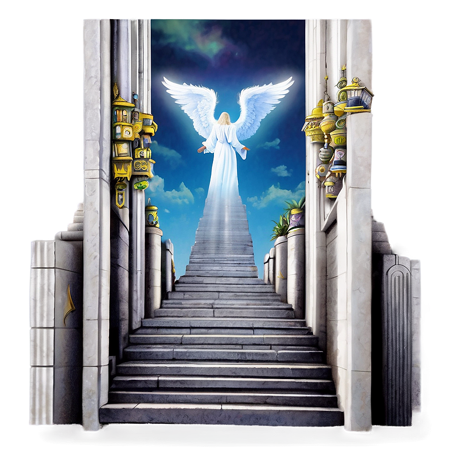 Angel's Stairway To Heaven Png 06252024 PNG image