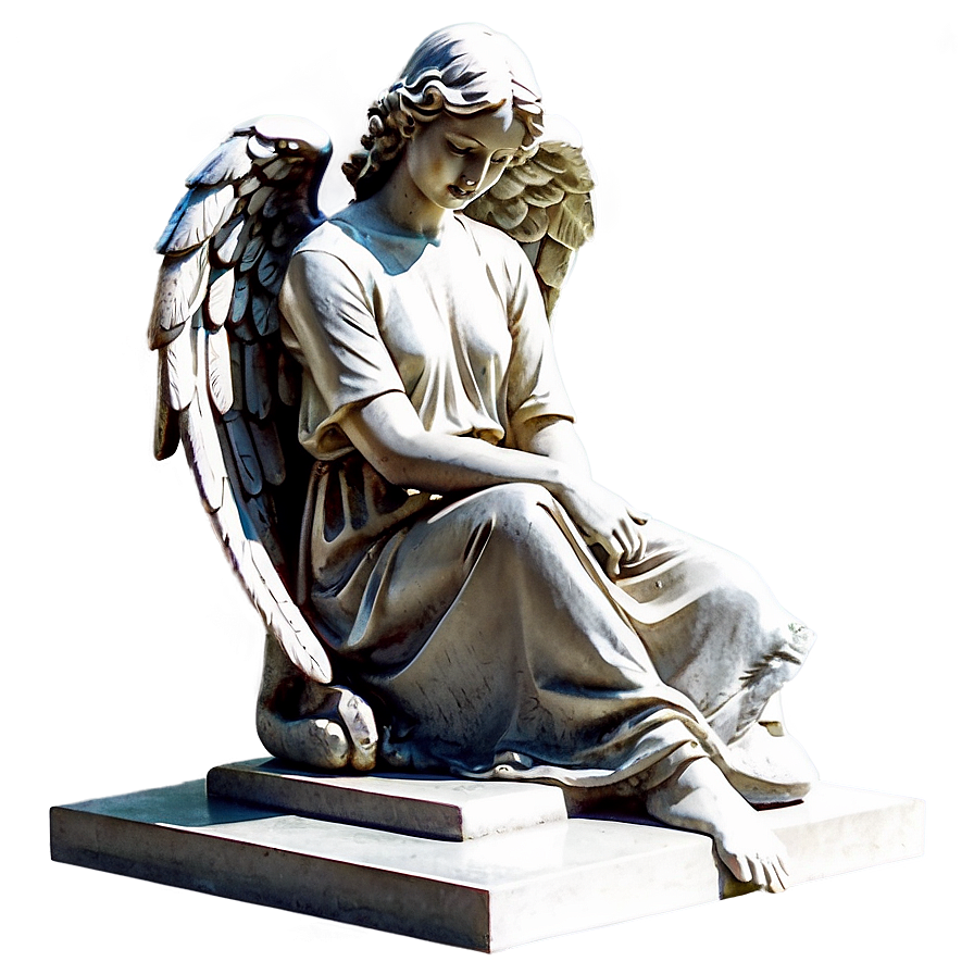 Angel Statue Memorial Png 5 PNG image