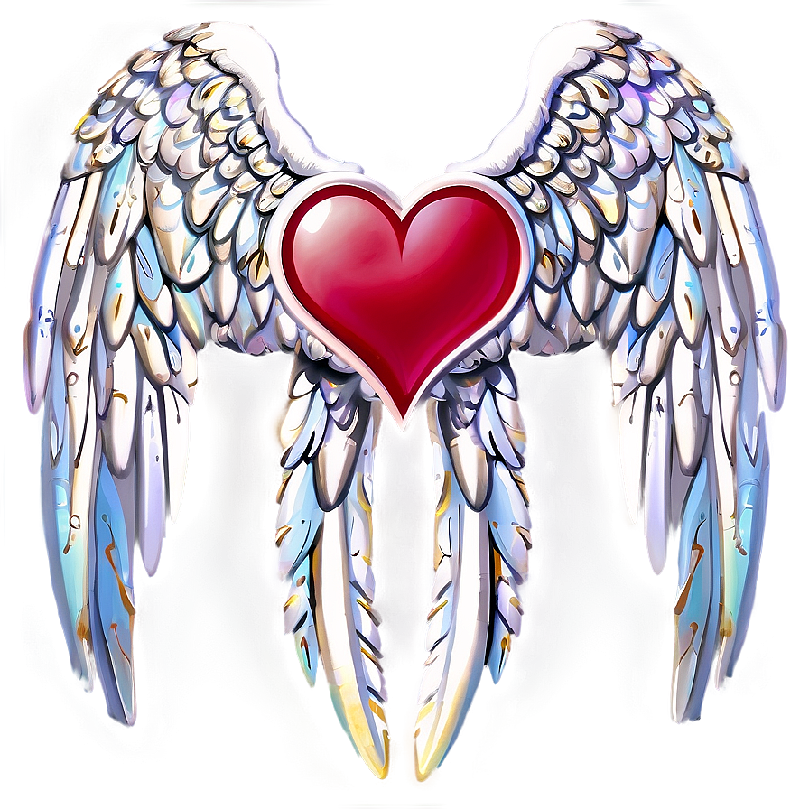 Angel Wings And Heart Png 43 PNG image