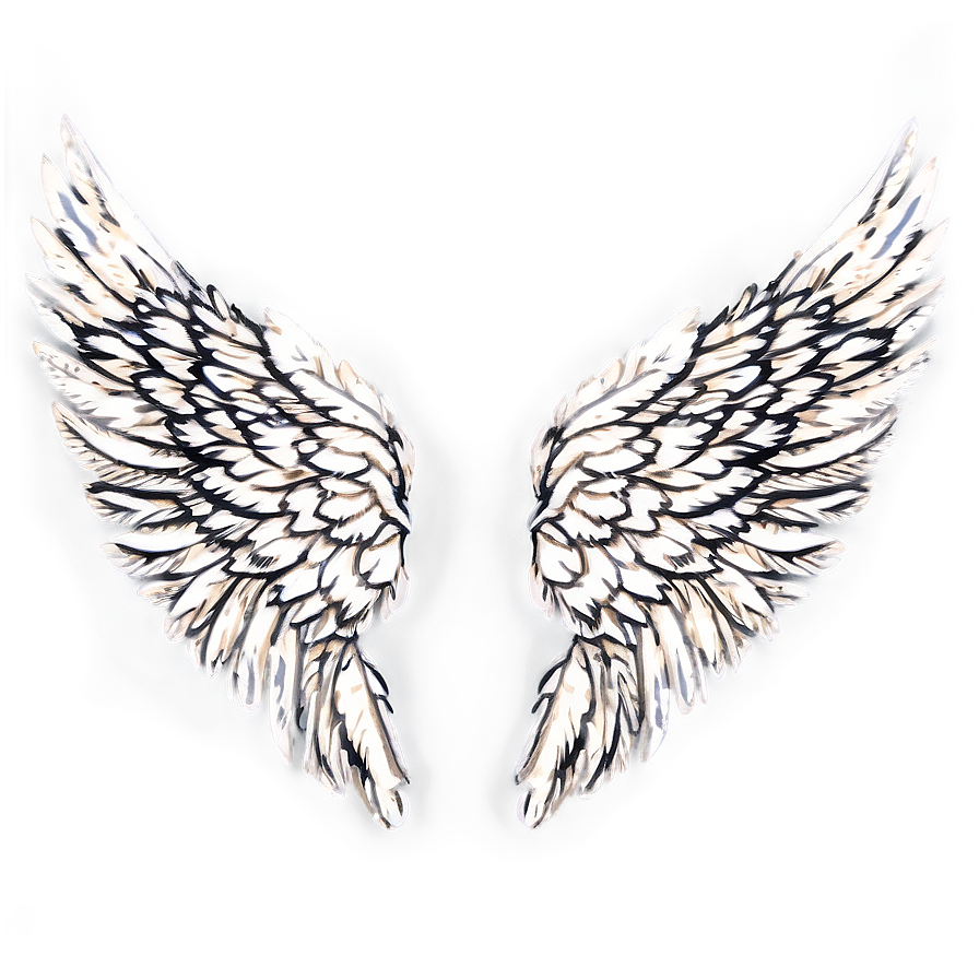 Angel Wings With Feathers Png 50 PNG image