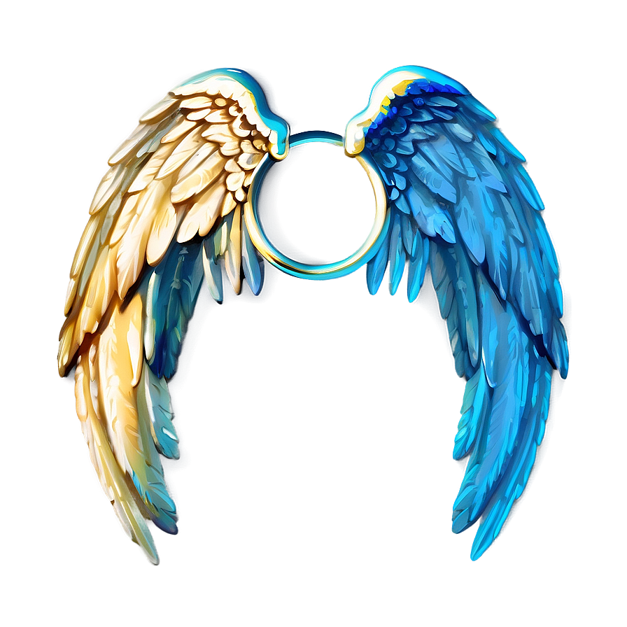 Angel Wings With Halo Png Blm15 PNG image