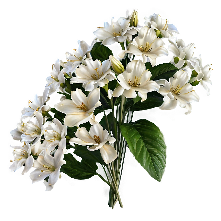 Angelic White Flowers Png Qqx17 PNG image