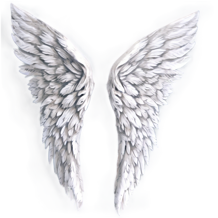 Angelic White Wings Png 72 PNG image