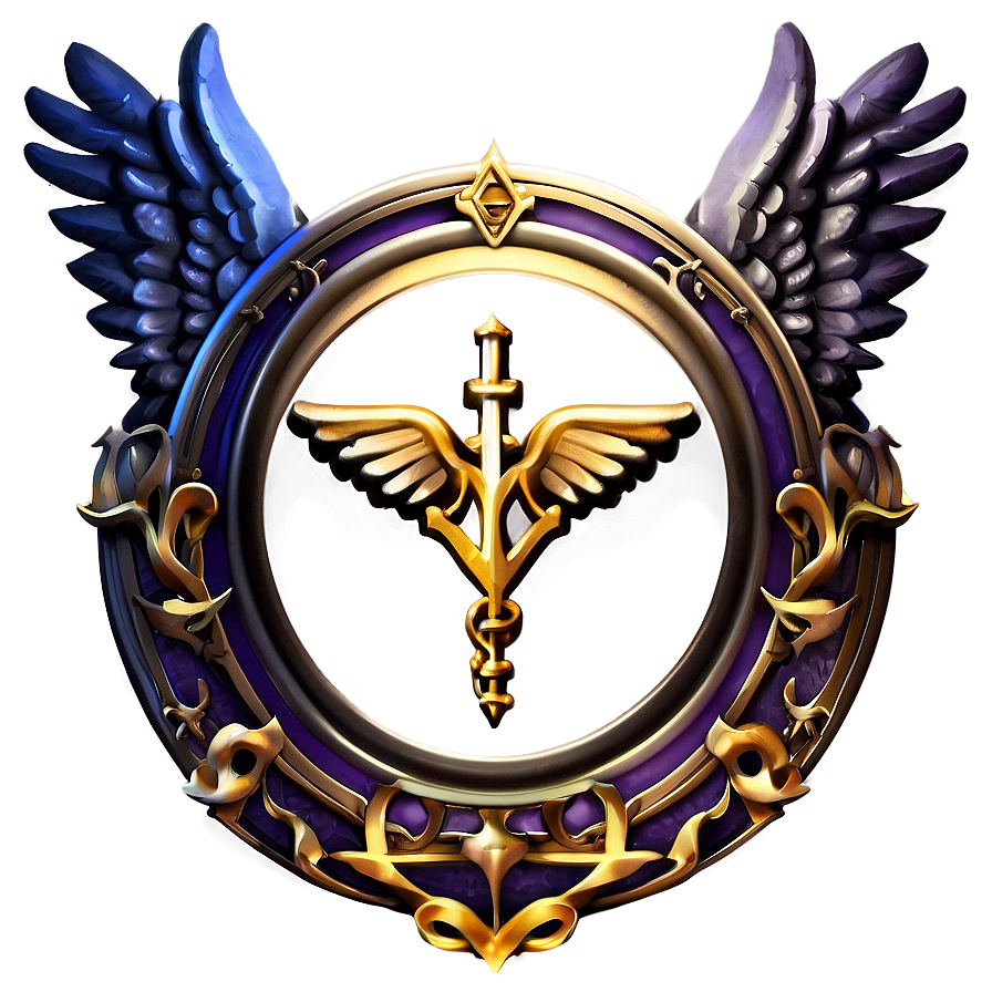 Angelic Wings Emblem Png Ful PNG image