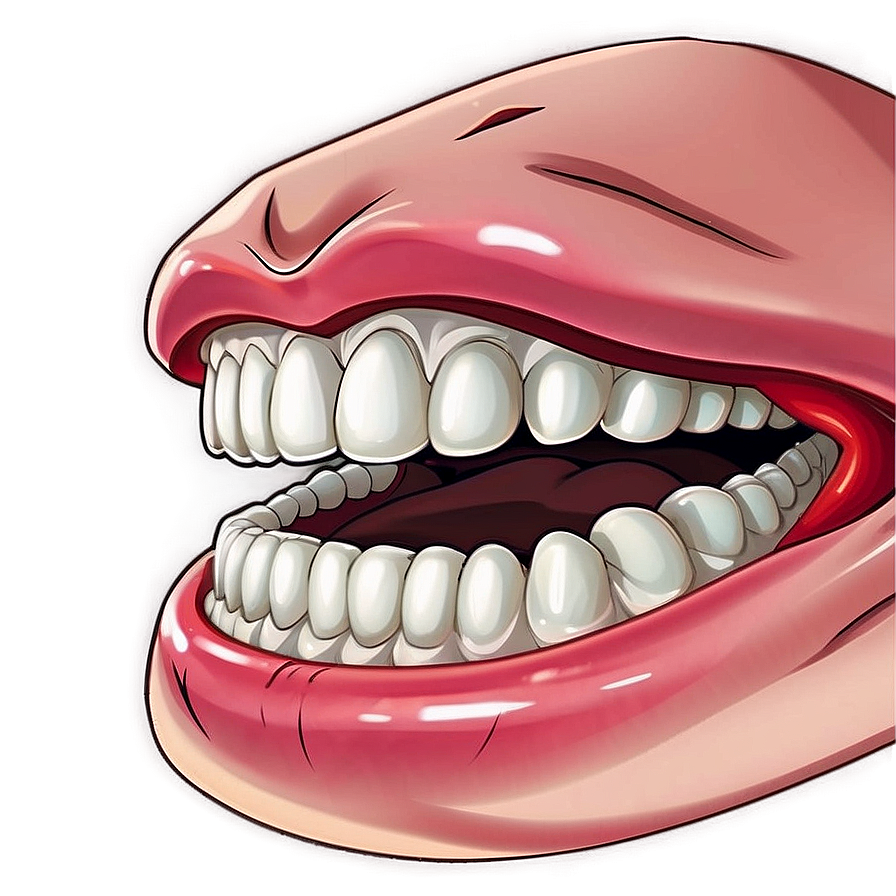 Angry Anime Mouth Png Wsl89 PNG image