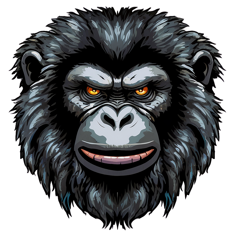 Angry Ape Design Png 87 PNG image