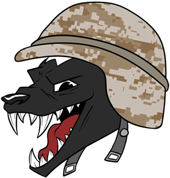 Angry Badger Cartoon Military Helmet PNG image