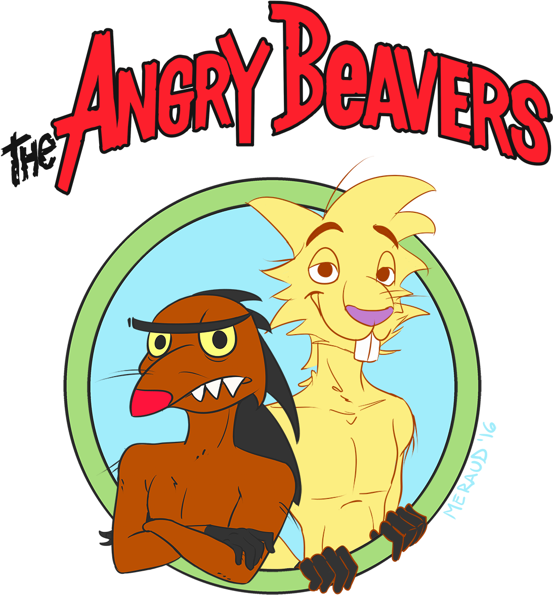 Angry Beavers Cartoon PNG image