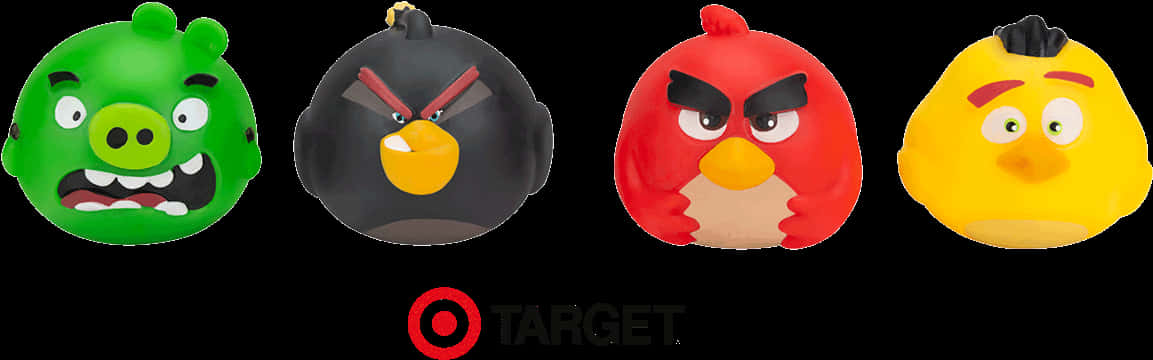 Angry Birds Characters Toys Collection PNG image