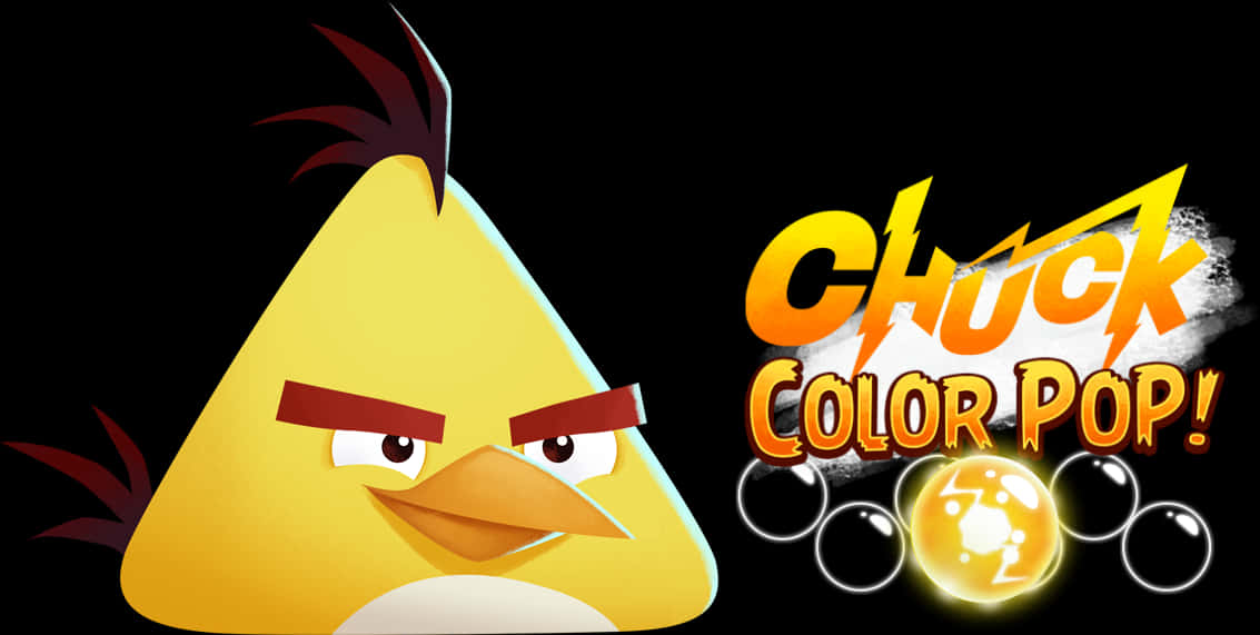 Angry Birds Chuck Color Pop Promotion PNG image