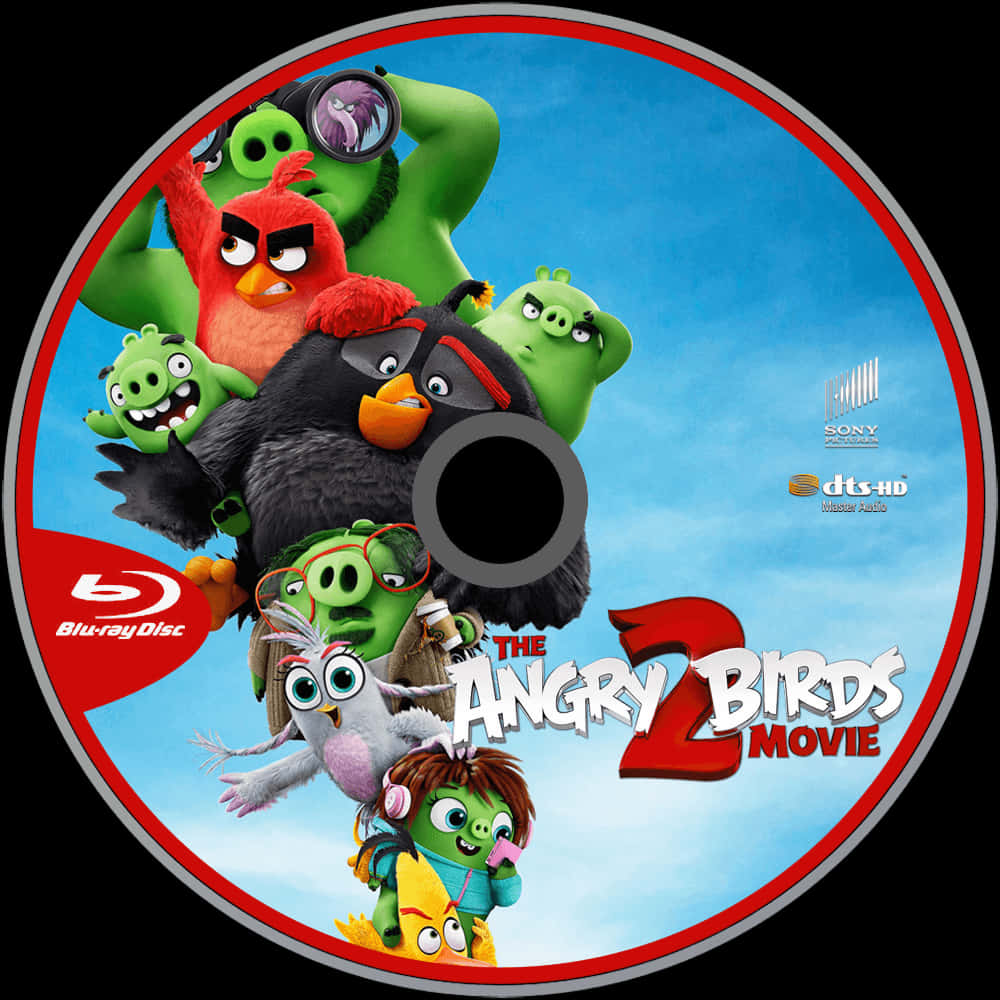 Angry Birds Movie2 Bluray Cover PNG image