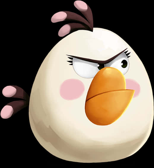 Angry Birds White Bird Character PNG image