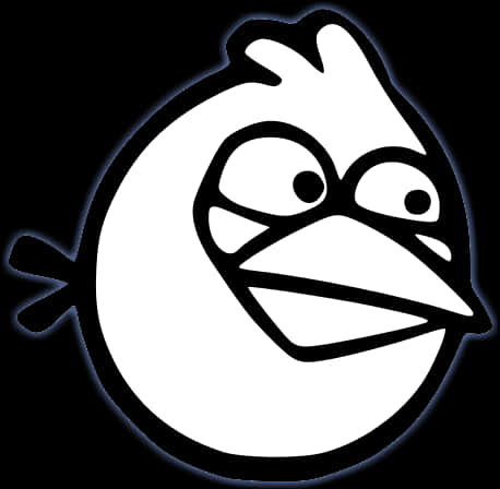 Angry Birds White Bird Icon PNG image