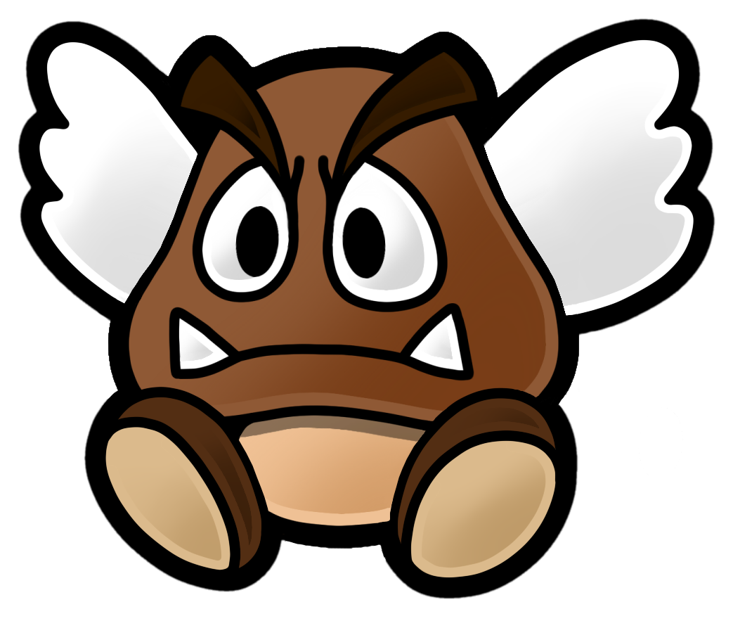 Angry Brown Creature Illustration PNG image