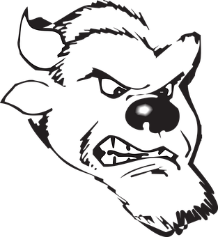 Angry_ Bull_ Cartoon_ Vector PNG image