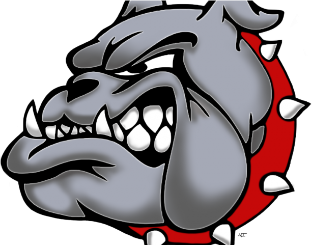 Angry Bulldog Cartoon Graphic PNG image