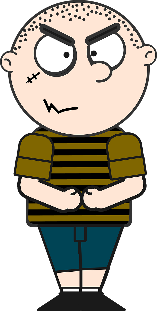 Angry Cartoon Character.png PNG image