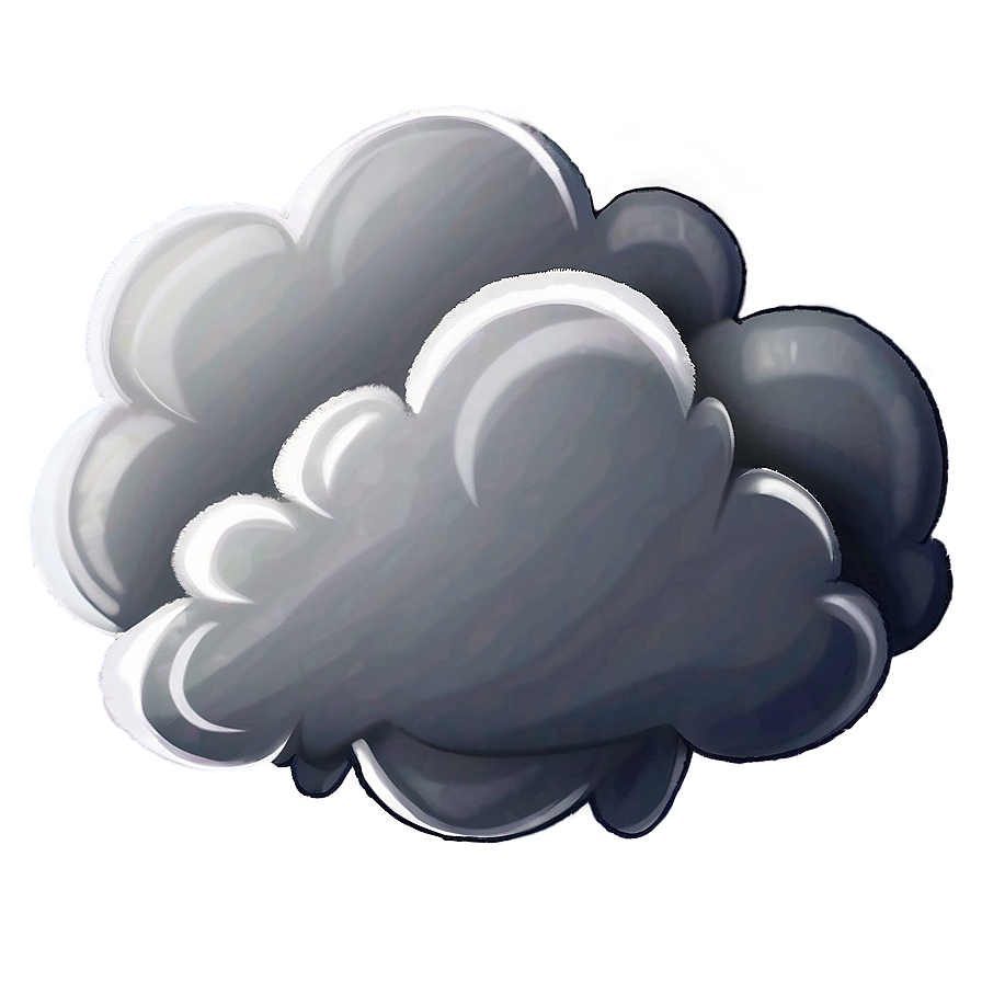 Angry Cloud Cartoon Png Gfi76 PNG image