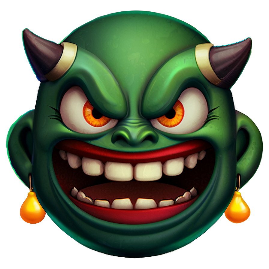 Angry Devil Emoji Png 05252024 PNG image