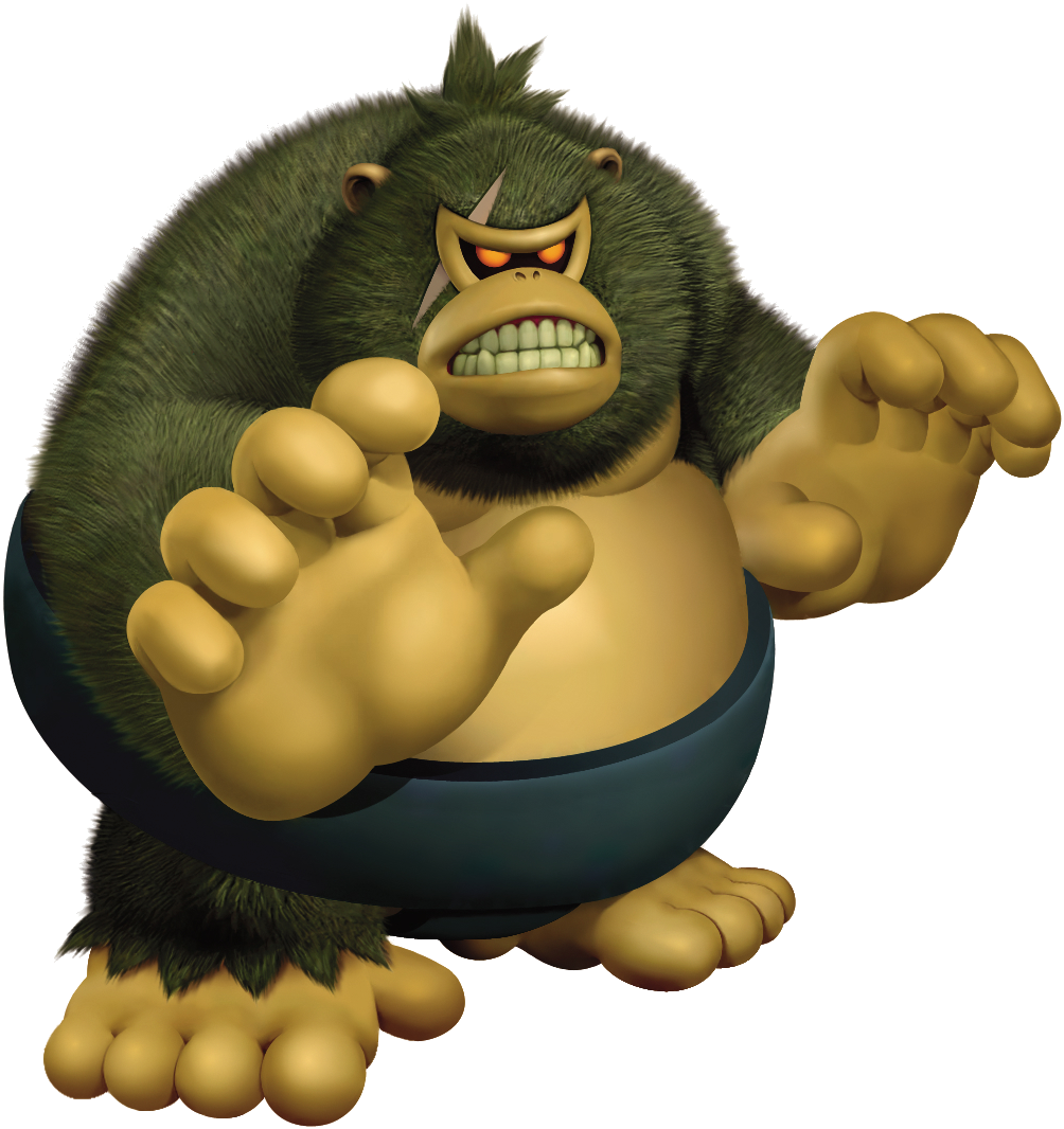 Angry Donkey Kong Character PNG image