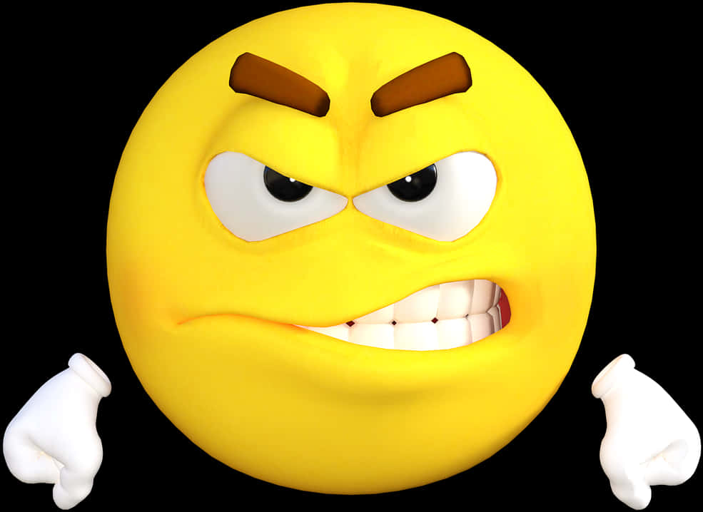 Angry Emoji Expression PNG image