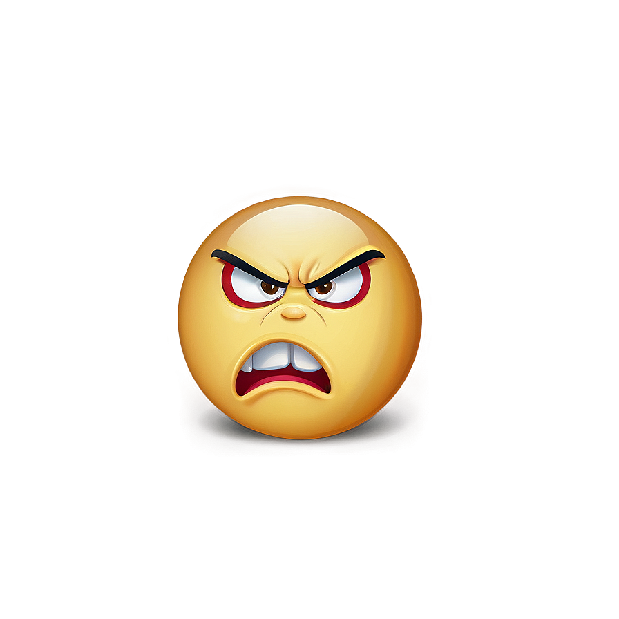 Angry Emoji No Background Png 05252024 PNG image