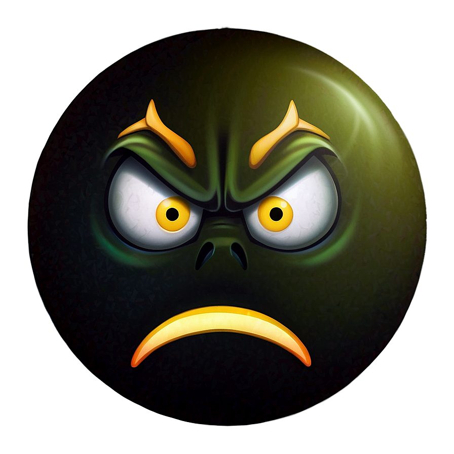 Angry Emoji With Glowing Eyes Png Nhy38 PNG image