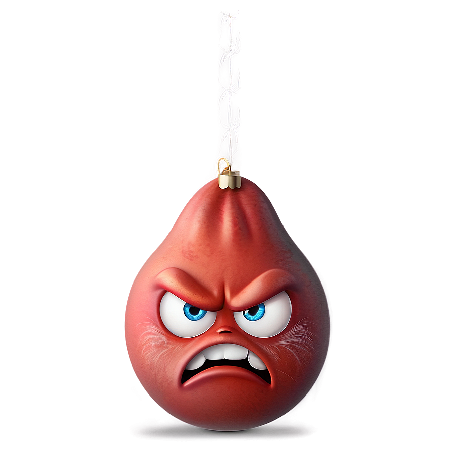 Angry Emoji With Red Face Png 05252024 PNG image