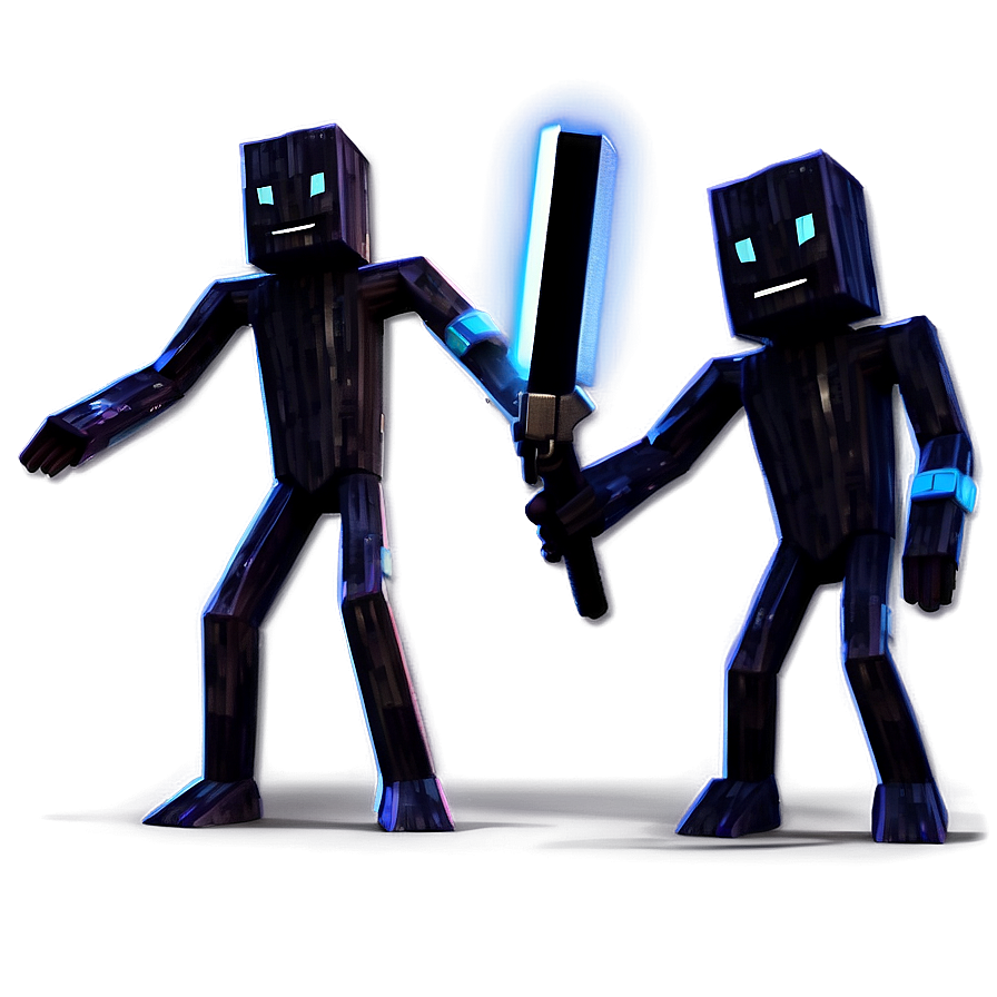 Angry Enderman Attack Stance Png 62 PNG image