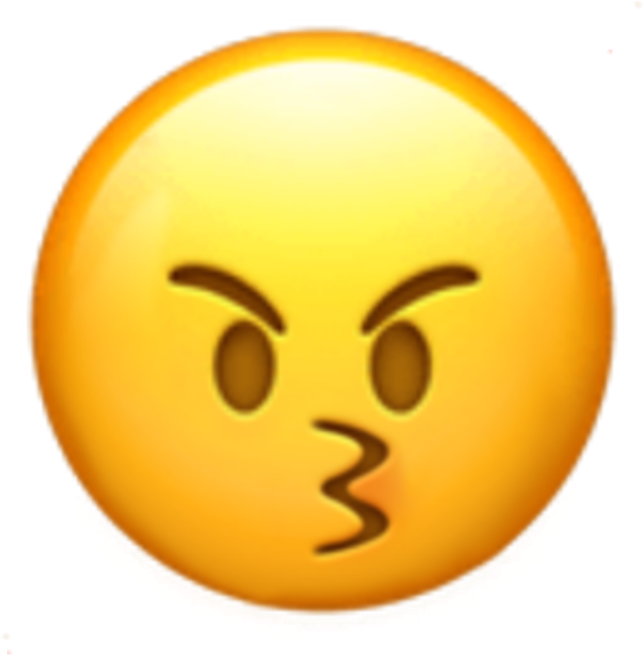 Angry Face Emoji Expression.png PNG image