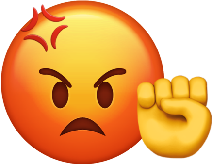 Angry Fist Emoji.png PNG image