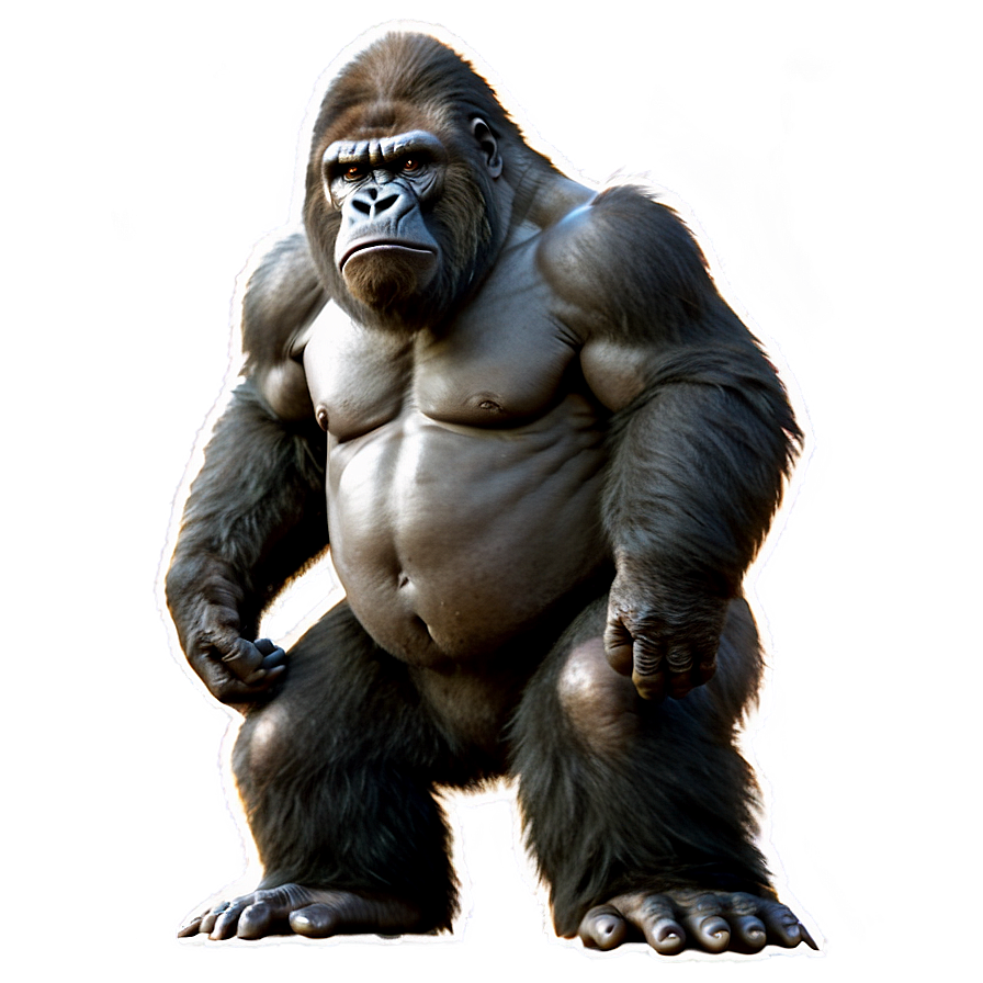 Angry Gorilla B PNG image