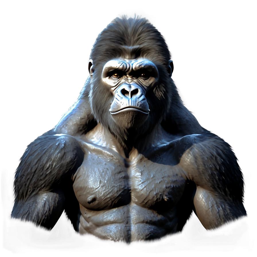 Angry Gorilla Silhouette Png 96 PNG image