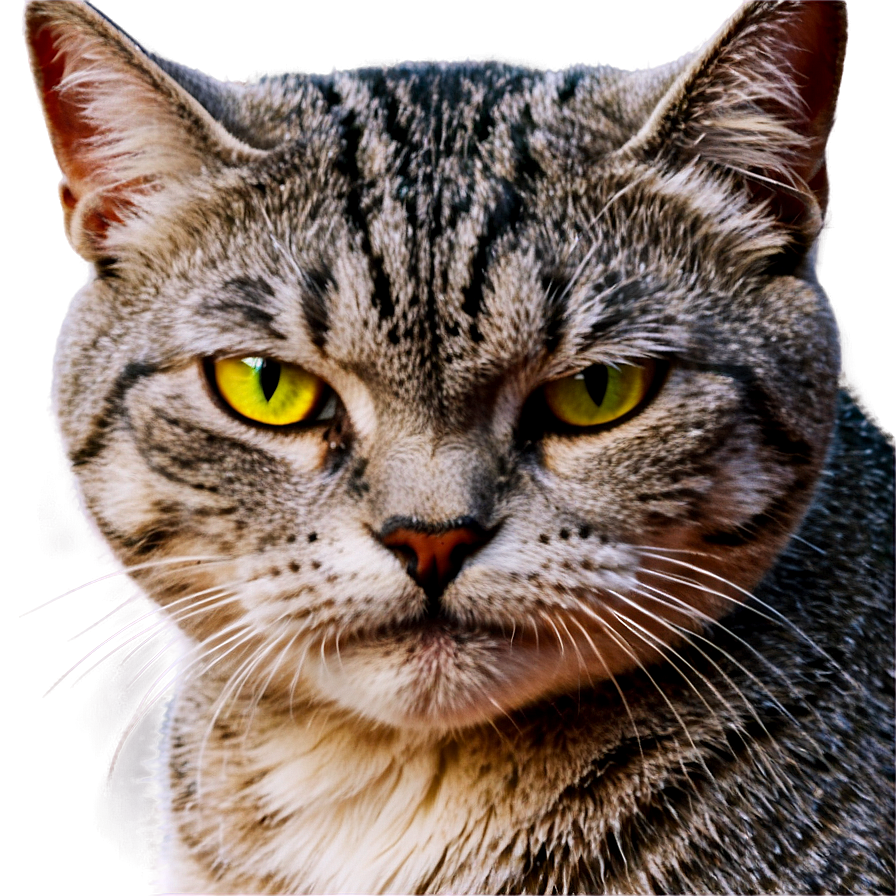 Angry Grey Cat Png Wwv PNG image