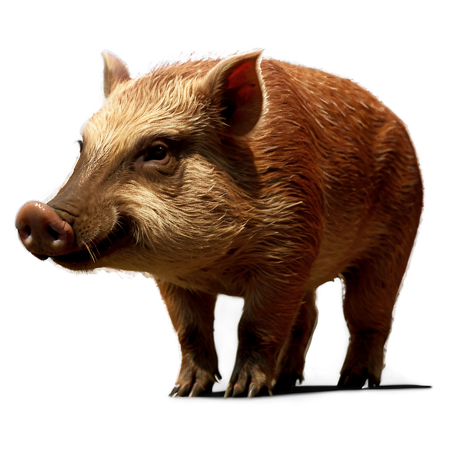Angry Hog Png 06252024 PNG image