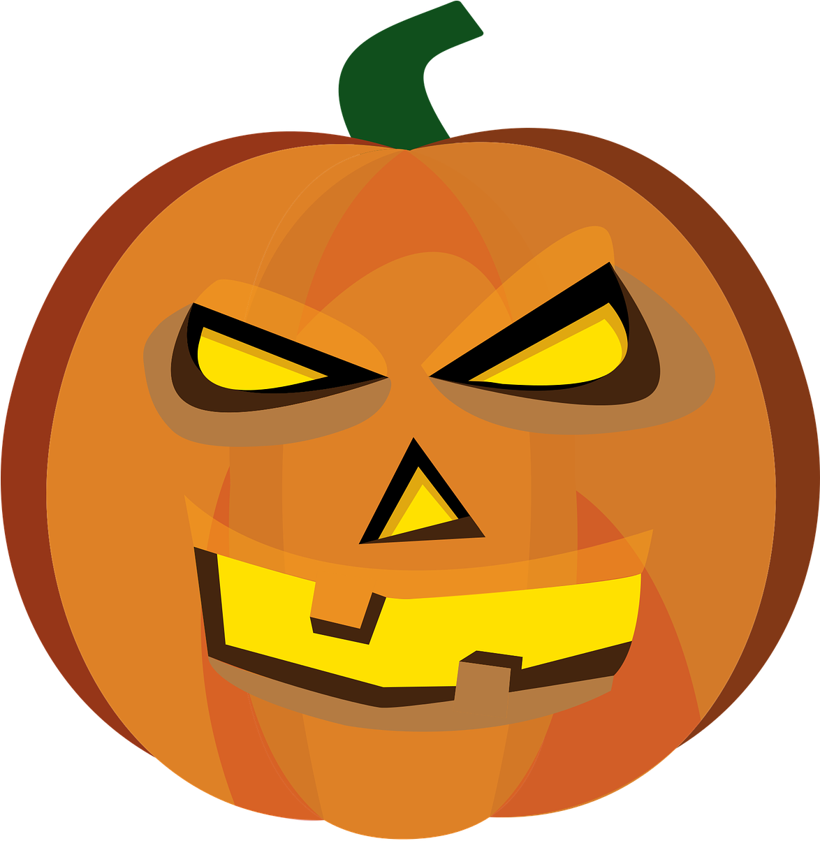 Angry_ Jack_ O_ Lantern_ Vector PNG image