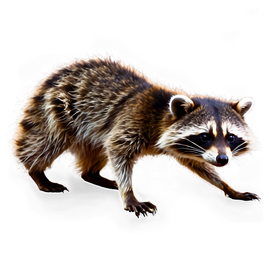 Angry Raccoon Pose Png 05232024 PNG image