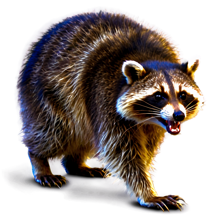 Angry Raccoon Pose Png Gai53 PNG image