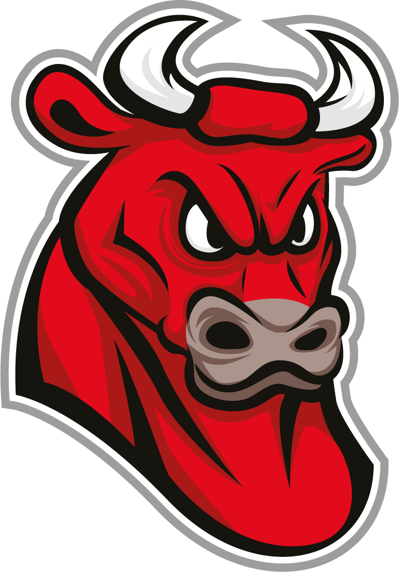 Angry Taurus Bull Cartoon PNG image