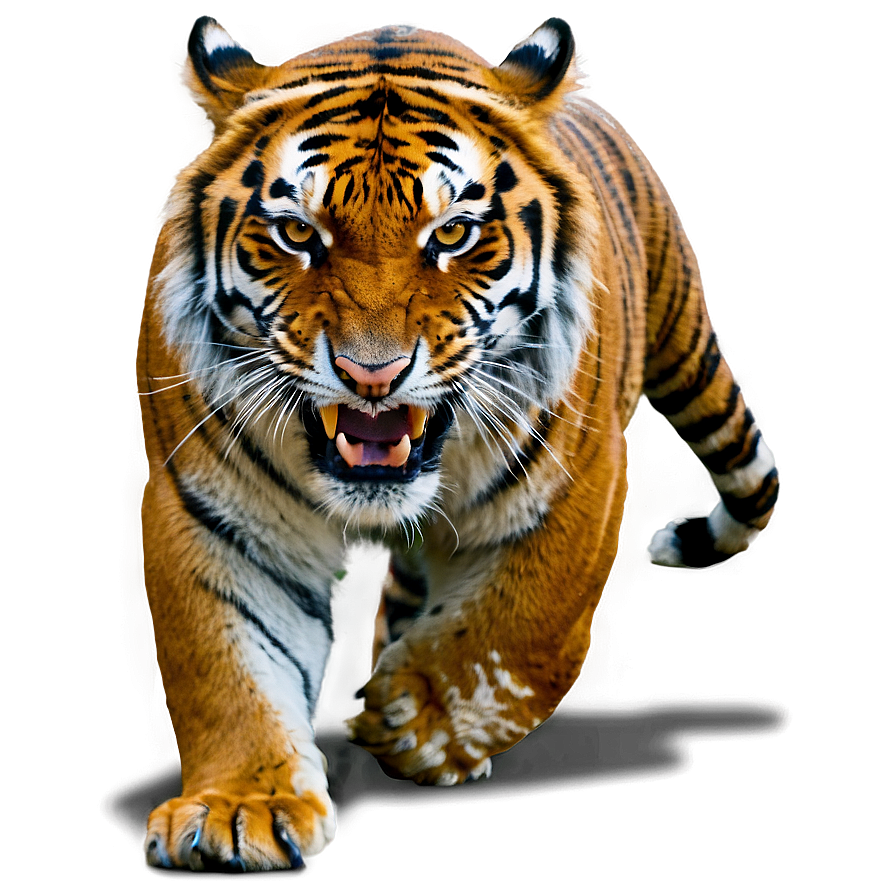 Angry Tiger D PNG image