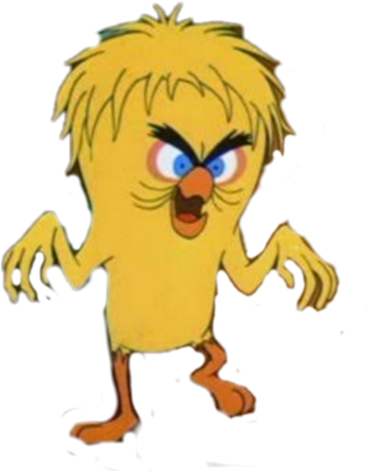 Angry Tweety Bird Cartoon PNG image