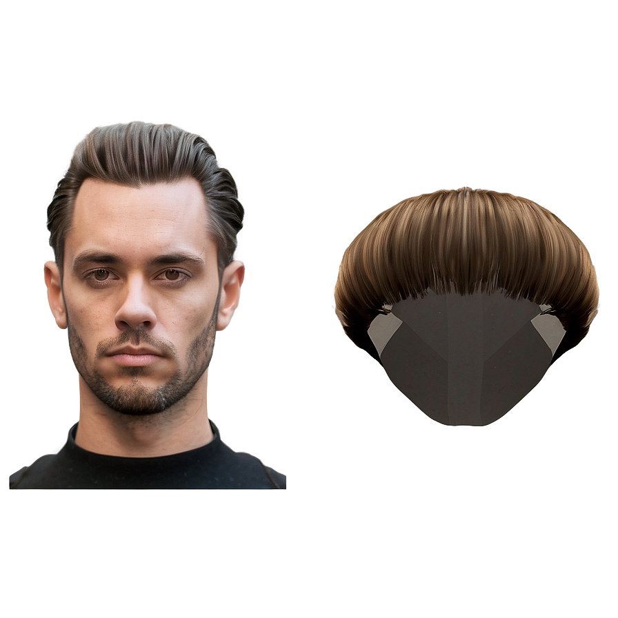 Angular Edgar Haircut Png Vaq PNG image