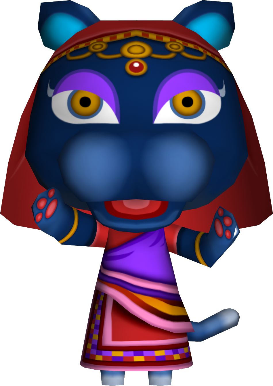 Animal Crossing Character Ankha PNG image