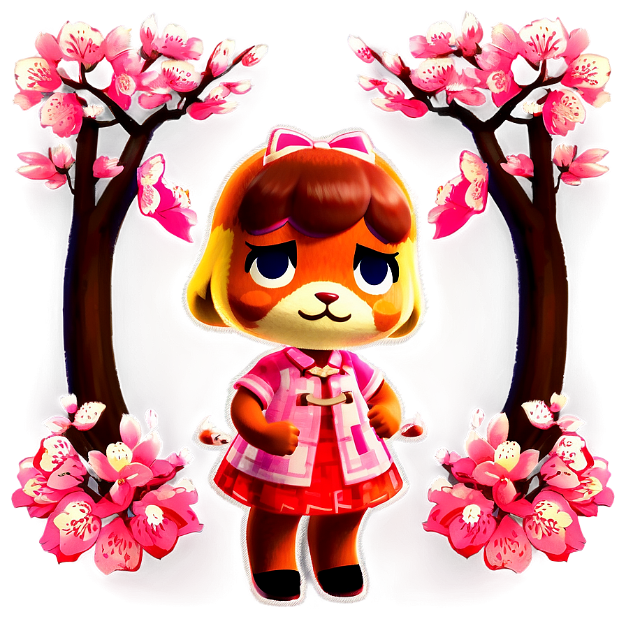 Animal Crossing Cherry Blossom Png Hwf PNG image