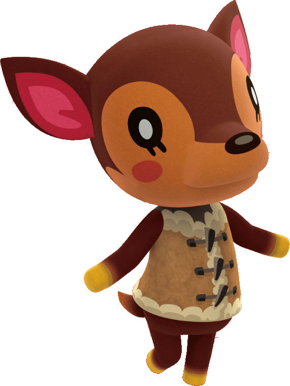 Animal Crossing Deer Villager PNG image