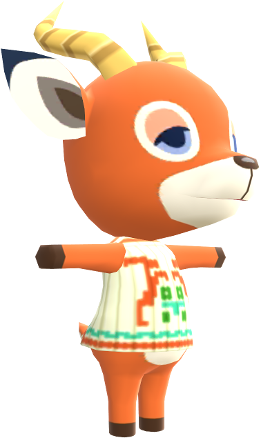 Animal Crossing Deer Villager PNG image